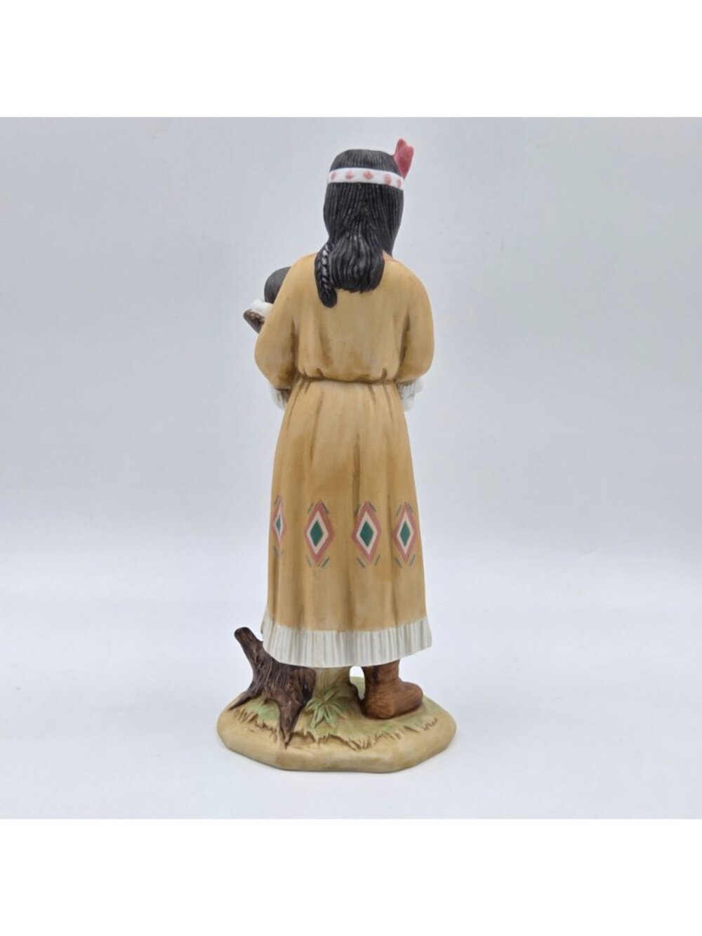 Homco Native American Woman Holding Baby Figurine #1447 Porcelain 1990s - Picture 2 of 14